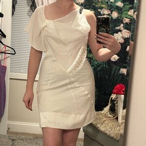 Vintage Parisian silk dress